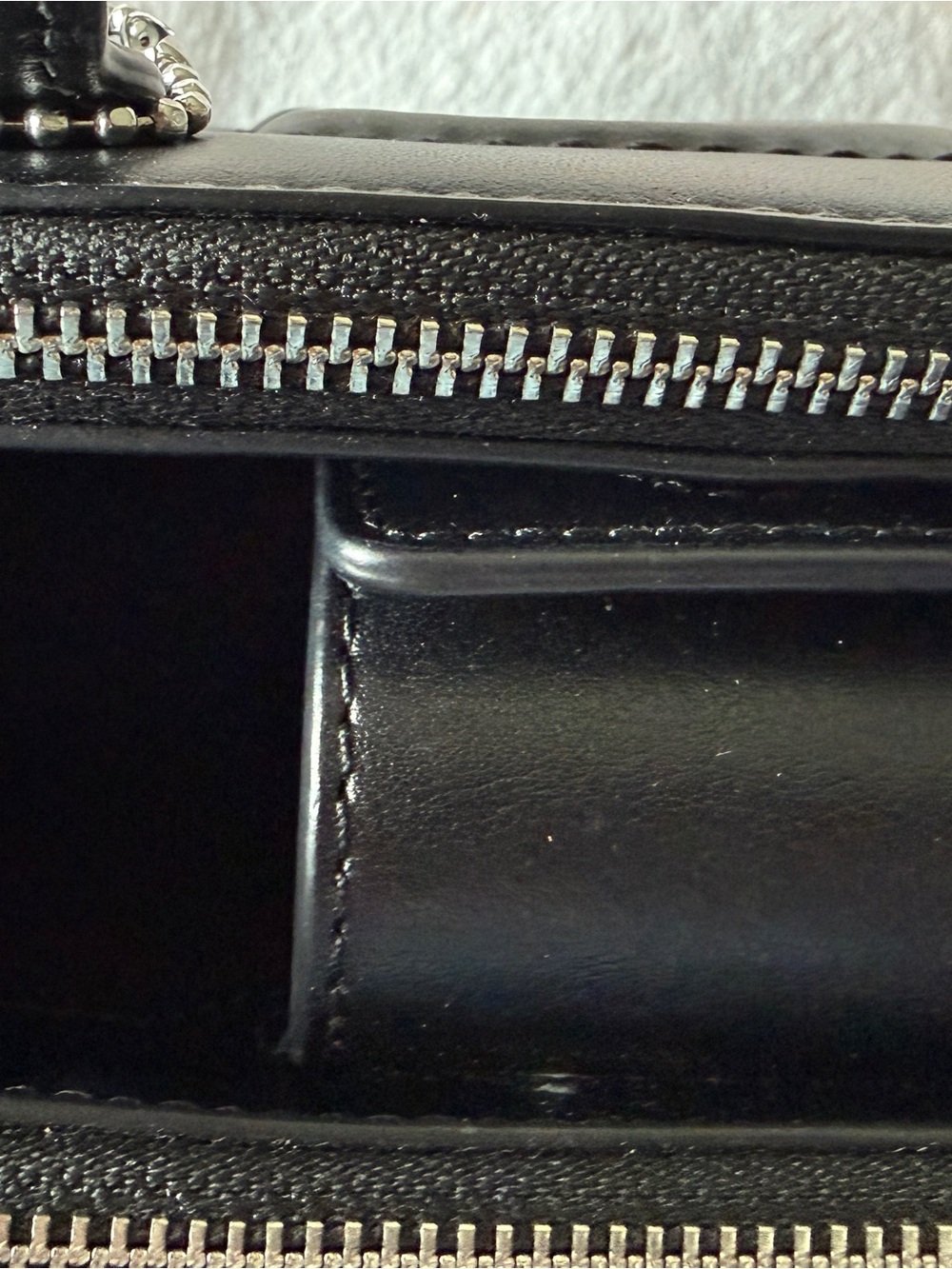 Coach Black Mini Leather Satchel Crossbody NWOT   Silver hardware. - Picture 7 of 8